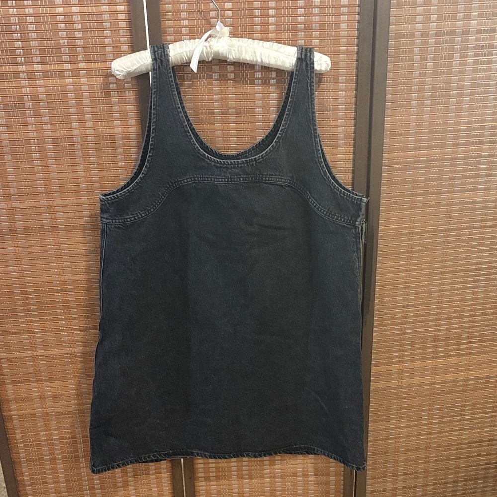Frame Sleeveless Denim Mini Dress